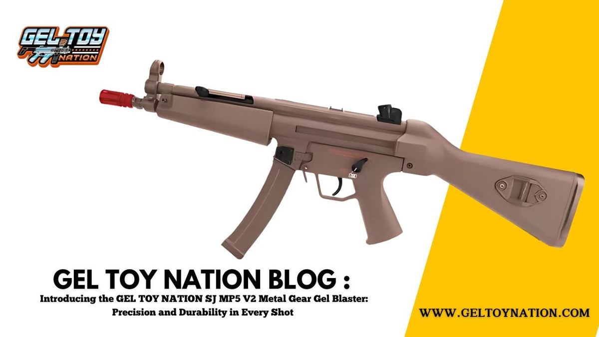 Introducing the GEL TOY NATION SJ MP5 V2 Metal Gear Gel Blaster