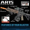 GEL TOY NATION AR - 15 GEL BLASTER - Gel Toy Nation -
