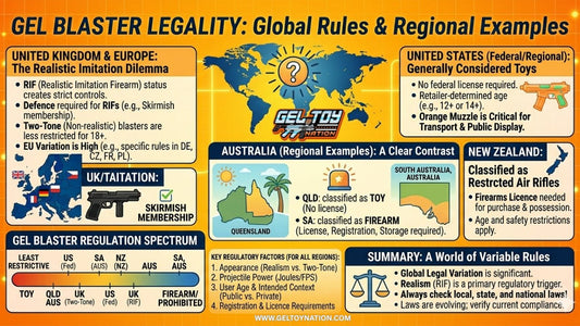 Do You Need a License to Own a Gel Blaster? (2026 Guide) | GelToyNation - Gel Toy Nation