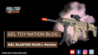  GEL BLASTER SCAR-L Review with GelToyNation - Gel Toy Nation