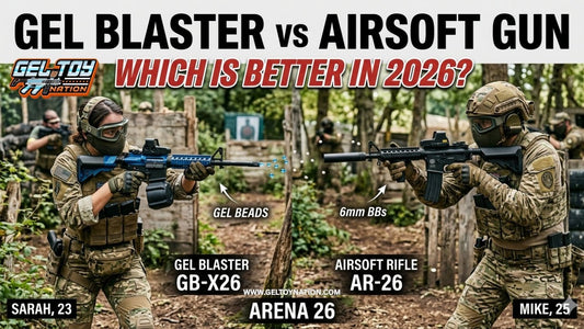 Gel Blaster vs Airsoft Gun – Which Is Better in 2026? - Gel Toy Nation