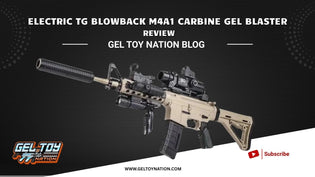  GEL TOY NATION Electric TG Blowback M4A1 Carbine Gel Blaster Gun: Your Ultimate Tactical Companion - Gel Toy Nation