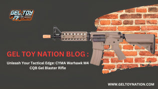  Unleash Your Tactical Edge: CYMA Warhawk M4 CQB Gel Blaster Rifle - Gel Toy Nation