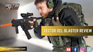  VECTOR Gel Ball Blaster Review with GelToyNation - Gel Toy Nation