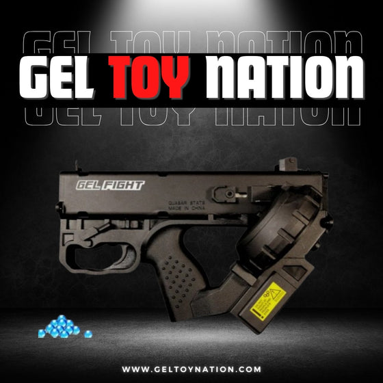 Gel Toy Nation Adult Dr - 12 Gel Blaster BLACK - Gel Toy Nation - 