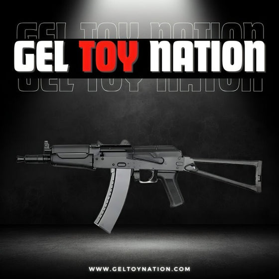 GEL TOY NATION AK74U Electric Blowback Gel Blaster With Folding Stock - Gel Toy Nation - 