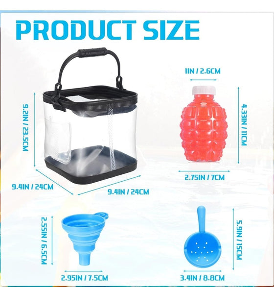 Gel Toy Nation Battle Bag 280,000 7 - 8 mm Water beads and accessories - Gel Toy Nation - 