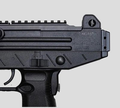 GEL TOY NATION Compact Uzi Pro Electric 7MM - 8MM Black Full Auto Gel Blaster US STOCK - Gel Toy Nation - 