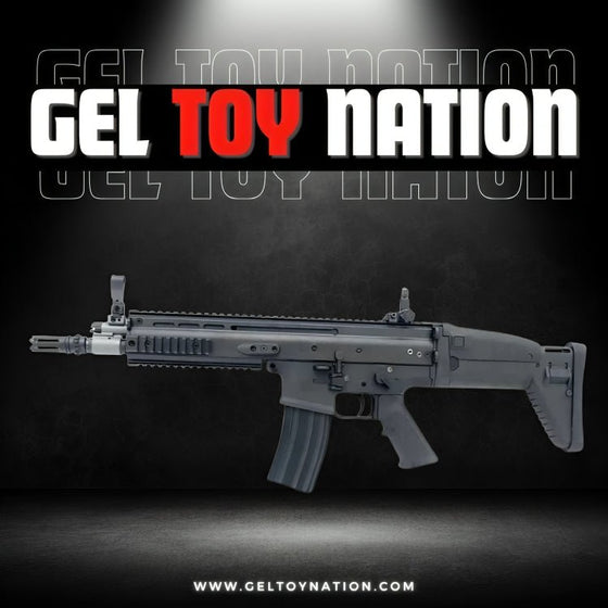 GEL TOY NATION Cyma SCAR - L MK16 Gel Blaster US - STOCK - Gel Toy Nation - gel blaster splatter blaster orbie gun