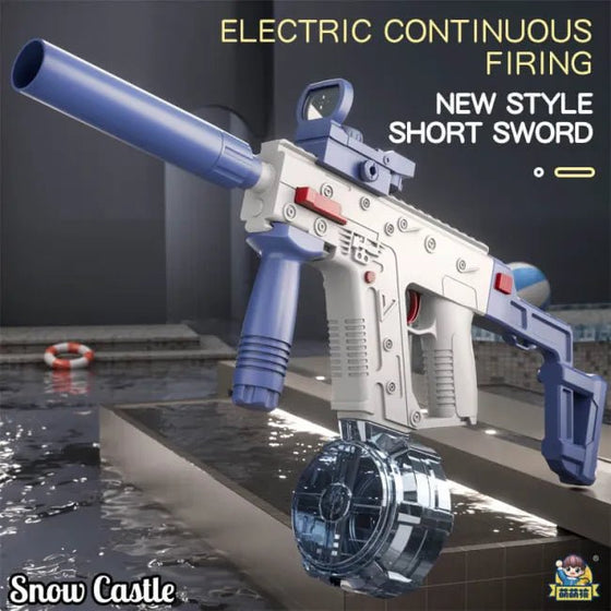 GEL TOY NATION Electric Long Vector Mag Fed Water Suiqrting Toy Gun - Gel Toy Nation - 