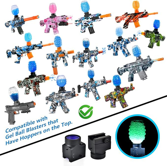 GEL TOY NATION Glow in The Dark Ammo Activator WITH FREE BEADS - Gel Toy Nation -