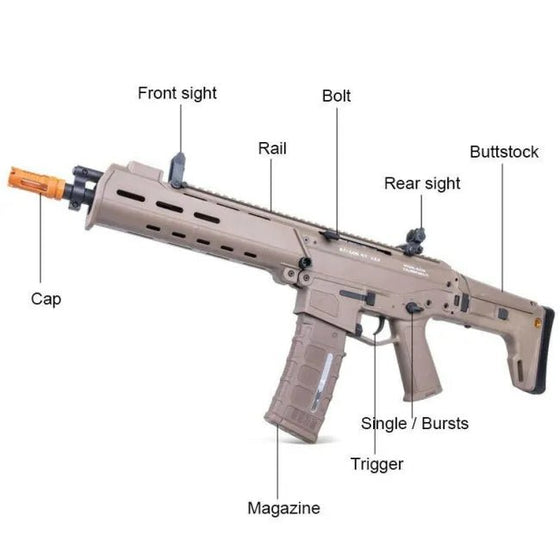 GEL TOY NATION J10 Gen10 ACR Gel Blaster - Tan