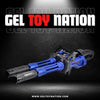 GEL TOY NATION JF Gatling Double barrel electric burst gel blaster - Gel Toy Nation - 