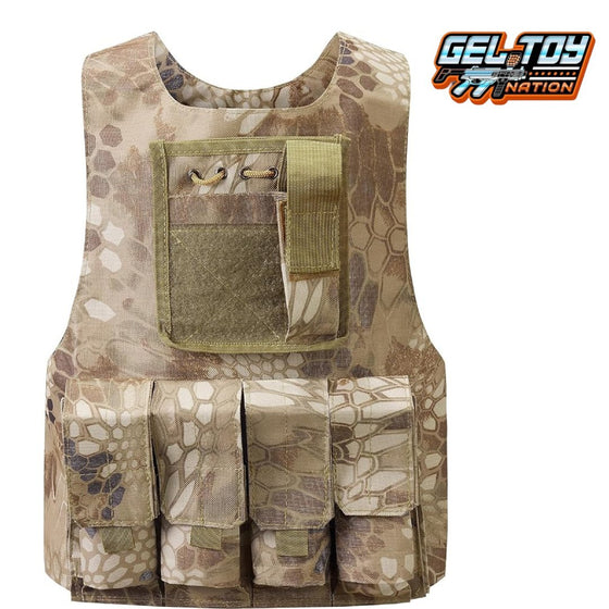gel toy nation Kids Tactical Vest for 8-12yr old - Gel Toy Nation -