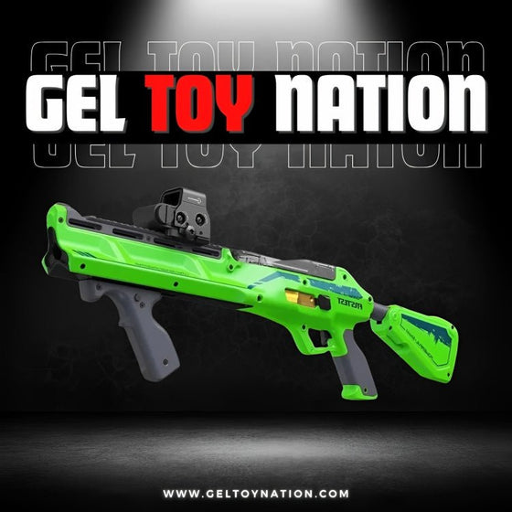 GEL TOY NATION Lehui Force Outbreak Manual Triple - Shot Hopper - Fed Orbeez Gun - Gel Toy Nation - 