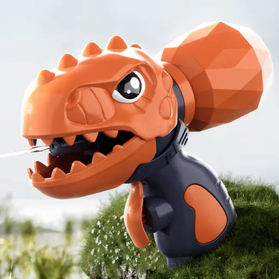 gel toy nation Mini Dinosaur Manual Water Blaster Kids Toy orange