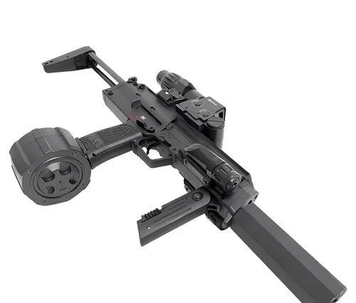 GEL TOY NATION MP7 Electric Gel Blaster With Drum Mag US - STOCK - Gel Toy Nation - gel blaster splatter blaster orbie gun