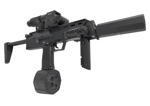 GEL TOY NATION MP7 Electric Gel Blaster With Drum Mag US - STOCK - Gel Toy Nation - gel blaster splatter blaster orbie gun