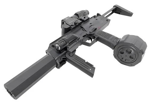 GEL TOY NATION MP7 Electric Gel Blaster With Drum Mag US - STOCK - Gel Toy Nation - gel blaster splatter blaster orbie gun