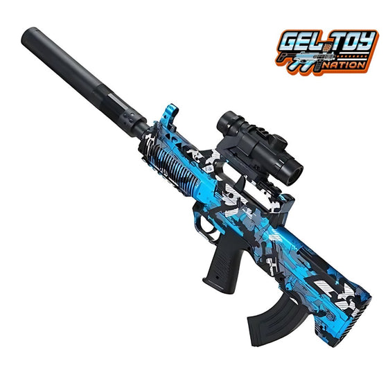 GEL TOY NATION QBZ-95 Electric Rifle Gel Ball Blaster blue