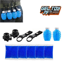  GEL TOY NATION Refill PACK [Include Bottle Hopper*2 Tactical Lanyard*2 Adapter*2]