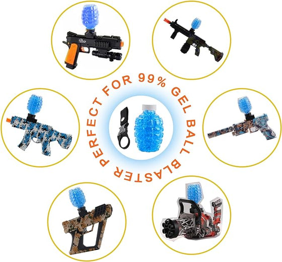 GEL TOY NATION Refill PACK [Include Bottle Hopper*2 Tactical Lanyard*2 Adapter*2]