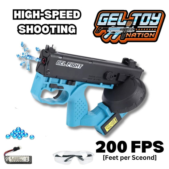 Gel Toy Nation Adult Dr-12 Gel Ball Blaster BLUE - Gel Toy Nation -