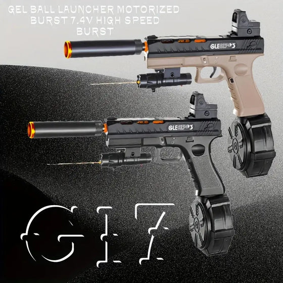 GEL TOY NATION ADULT HIGH POWERED G17 GLOCKINATOR GEL BLASTER