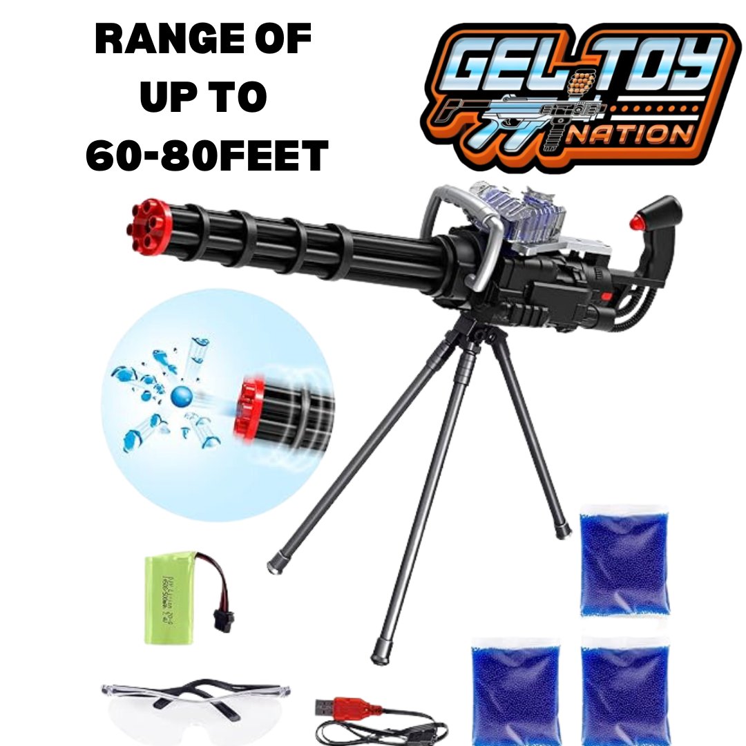 Electric Water Gun Gatling Water Gun Electric Splatter Blaster