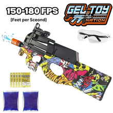  Gel Toy Nation Gel Blaster P90 YELLOW GRAFFITI