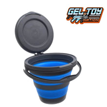  Gel Toy Nation Water Bead Collapsible Bucket with Lid - Gel Toy Nation -