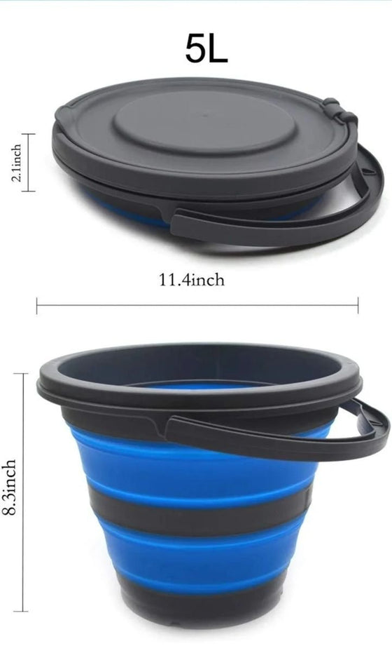 Gel Toy Nation Water Bead Collapsible Bucket with Lid